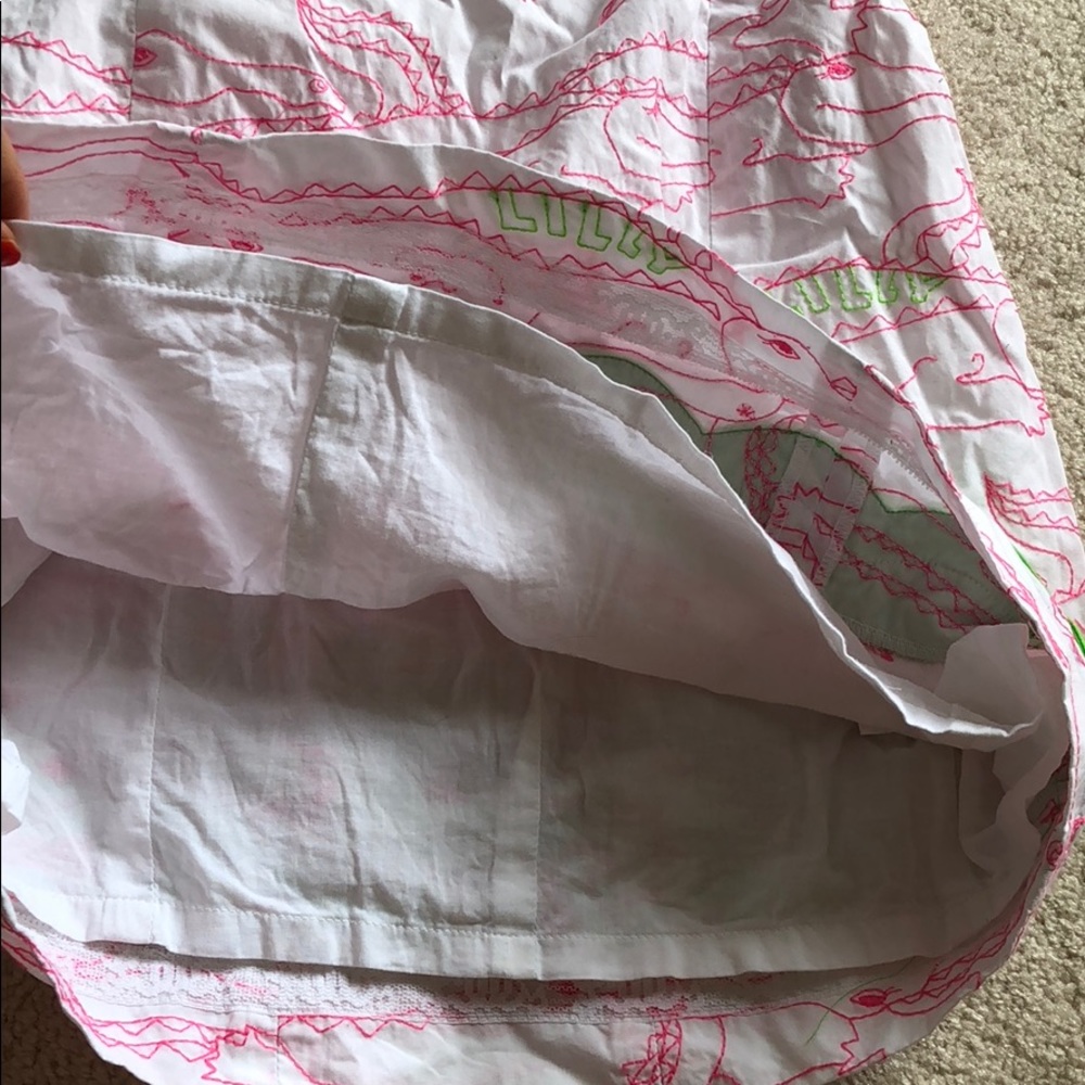 Lilly Pulitzer Alligator Growl strapless dress - Picture 6 of 6